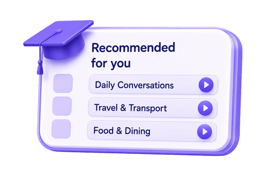 Recommended courses